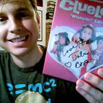 Nephi, winner of Clueless, signed DVD by Julie Brown!