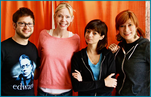 Garfunkel & Oates with hosts Cole Stratton and Vanessa Ragland