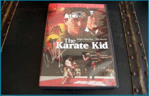 Karate Kid DVD signed by William Zabka