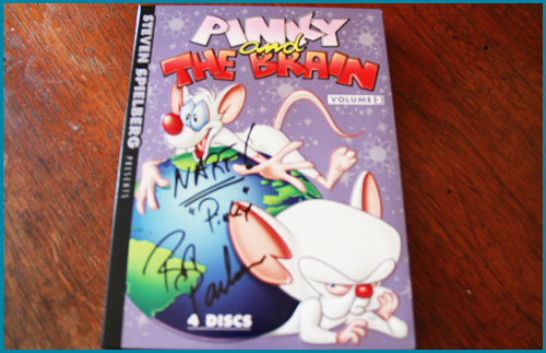Pinky and the brain dvd - comment and win!
