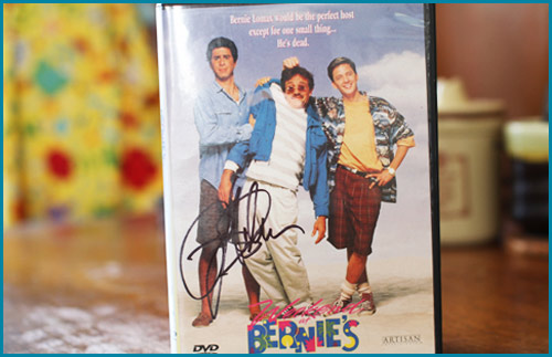 Signed Weekend at Bernies DVD - Starring Jonathan Silverman