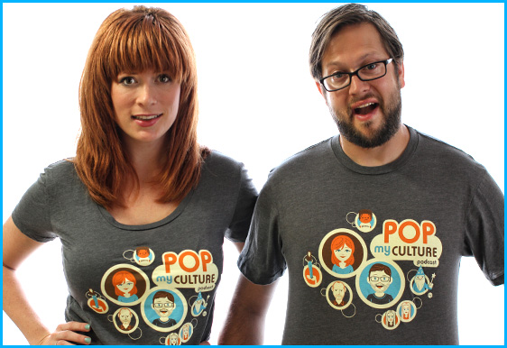 New Pop My Culture Podcast shirts