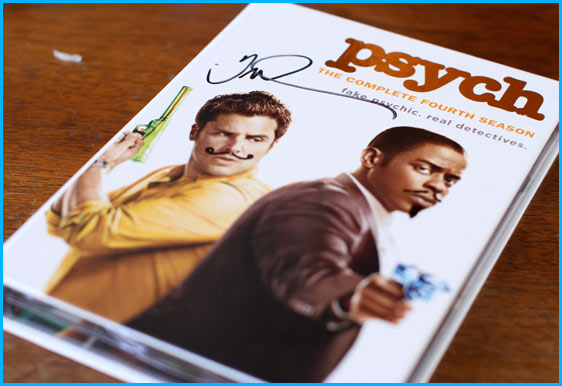 Signed Psych DVD