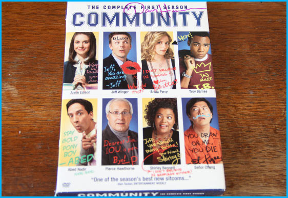 Dan Harmon signed Community DVD