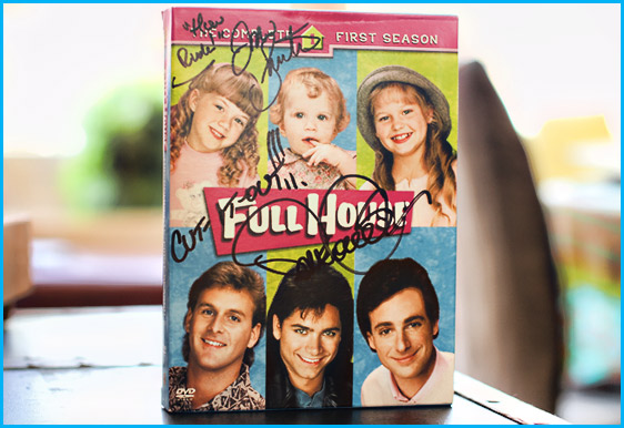 Full House DVD signed by Jodie Sweetin