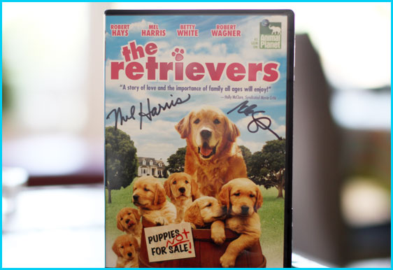 The Retrievers DVD signed by Mel Harris and Cole Stratton