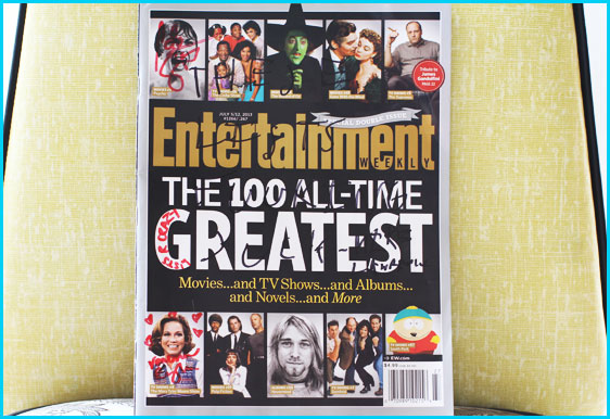 Entertainment Weekly signed by Mike Lawrence, Cole Stratton and Vanessa Ragland