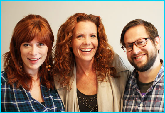 Robyn Lively with hosts Vanessa Ragland and Cole Stratton