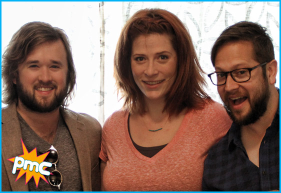 Haley Joel Osment with hosts Vanessa Ragland and Cole Stratton