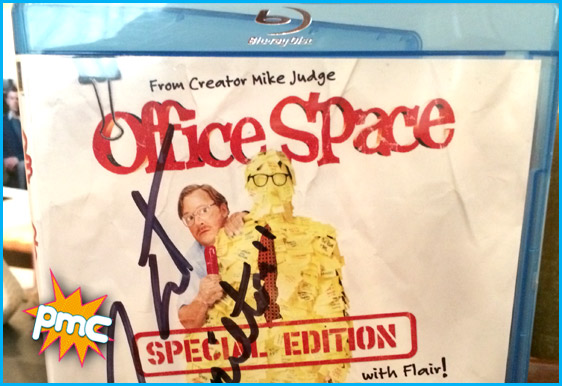 Office Space signed blu ray by Stephen Root (Milton)