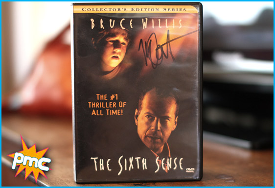 The Sixth Sense DVD signed by Haley Joel Osment