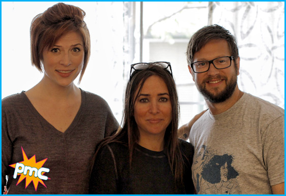 Pamela Adlon with hosts Vanessa Ragland and Cole Stratton