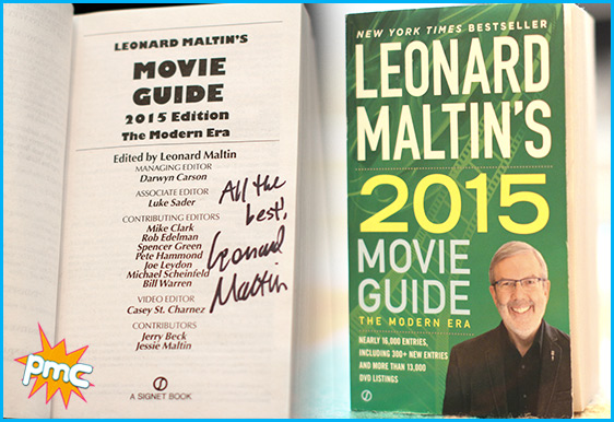 Leonard Maltin signed copy of his 2015 Movie Guide