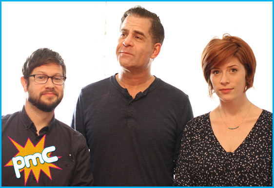 Todd Glass with hosts Cole stratton and Vanessa Ragland