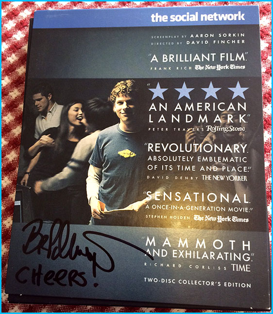 Signed Social Network DVD