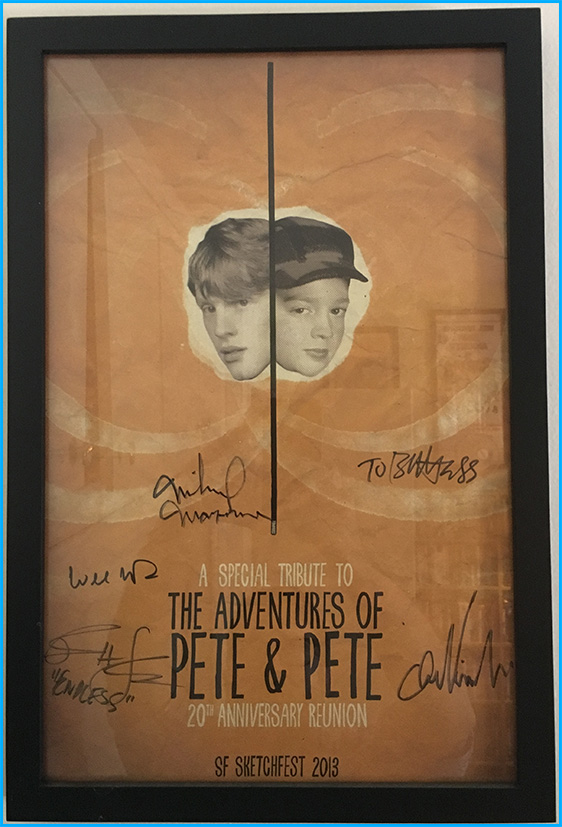 Signed Pete and Pete poster