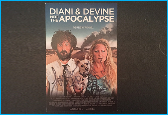 Diani & Devine signed poster